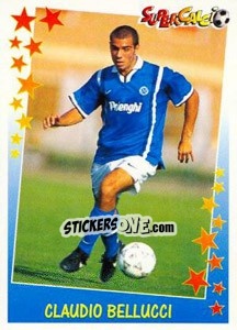 Sticker Claudio Bellucci - Supercalcio 1997-1998 n. 191 - Panini