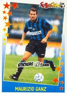 Sticker Maurizio Ganz - Supercalcio 1997-1998 - Panini