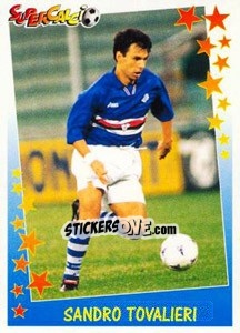 Sticker Sandro Tovalieri - Supercalcio 1997-1998 n. 195 - Panini