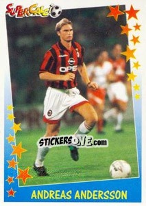 Sticker Andreas Andersson - Supercalcio 1997-1998 - Panini