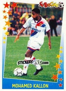 Sticker Mohamed Kallon - Supercalcio 1997-1998 n. 207 - Panini
