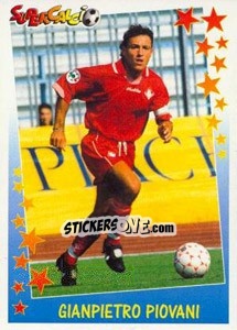 Sticker Gianpietro Piovani - Supercalcio 1997-1998 - Panini