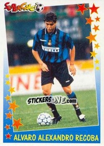 Sticker Alvaro Alexandro Recoba - Supercalcio 1997-1998 - Panini