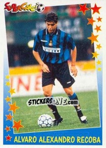 Sticker Alvaro Alexandro Recoba - Supercalcio 1997-1998 n. 211 - Panini