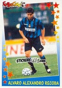 Figurina Alvaro Alexandro Recoba - Supercalcio 1997-1998 - Panini