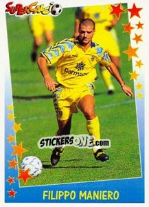 Sticker Filippo Maniero - Supercalcio 1997-1998 n. 213 - Panini