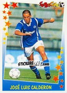Sticker José Luis Calderon - Supercalcio 1997-1998 n. 216 - Panini