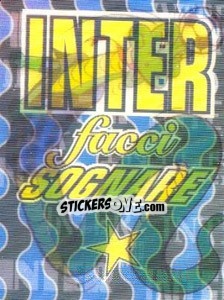 Sticker Inter (Slogan) - Supercalcio 1997-1998 - Panini