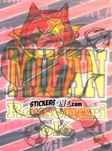 Sticker Milan (Slogan) - Supercalcio 1997-1998 n. K - Panini