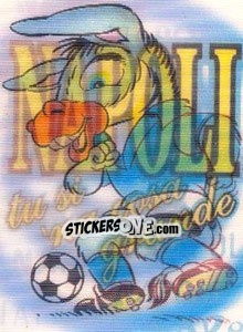 Figurina Napoli (Slogan) - Supercalcio 1997-1998 - Panini