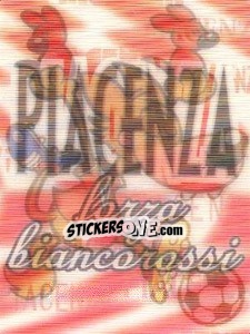 Sticker Piacenza (Slogan) - Supercalcio 1997-1998 - Panini