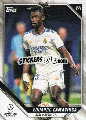 Sticker Eduardo Camavinga - UEFA Champions League 2021-2022 n. 141 - Topps