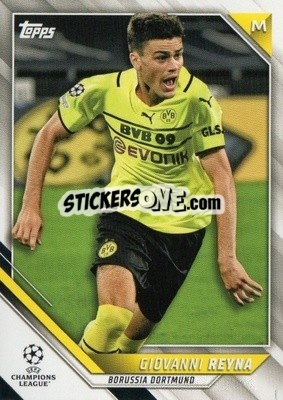 Sticker Giovanni Reyna - UEFA Champions League 2021-2022 n. 153 - Topps