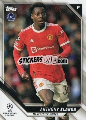Sticker Anthony Elanga - UEFA Champions League 2021-2022 n. 154 - Topps