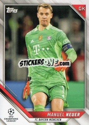 Sticker Manuel Neuer - UEFA Champions League 2021-2022 - Topps
