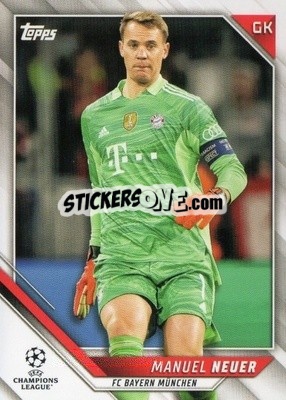 Sticker Manuel Neuer - UEFA Champions League 2021-2022 n. 159 - Topps