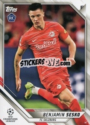 Sticker Benjamin Sesko - UEFA Champions League 2021-2022 n. 161 - Topps