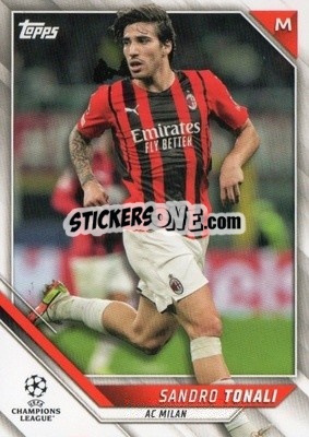 Sticker Sandro Tonali - UEFA Champions League 2021-2022 - Topps