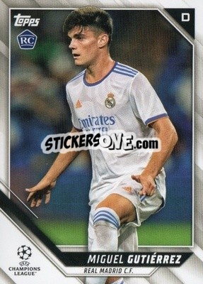 Sticker Miguel Gutierrez - UEFA Champions League 2021-2022 n. 166 - Topps