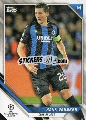 Sticker Hans Vanaken - UEFA Champions League 2021-2022 n. 168 - Topps