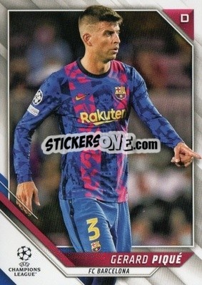 Sticker Gerard Piqué - UEFA Champions League 2021-2022 n. 174 - Topps