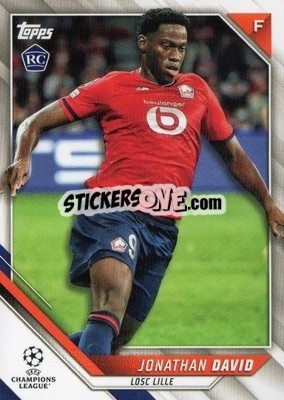 Sticker Jonathan David - UEFA Champions League 2021-2022 - Topps