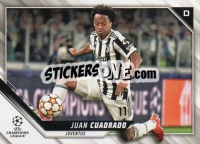 Sticker Juan Cuadrado - UEFA Champions League 2021-2022 n. 177 - Topps
