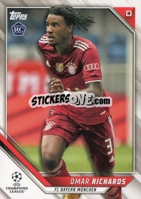 Sticker Omar Richards - UEFA Champions League 2021-2022 - Topps