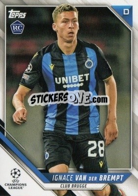Sticker Ignace Van der Brempt - UEFA Champions League 2021-2022 n. 193 - Topps