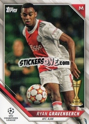 Sticker Ryan Gravenberch - UEFA Champions League 2021-2022 n. 199 - Topps