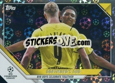 Sticker Erling Haaland - UEFA Champions League 2021-2022 n. 1v - Topps