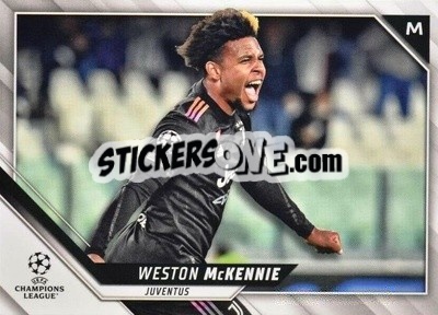 Sticker Weston McKennie - UEFA Champions League 2021-2022 n. 30v - Topps