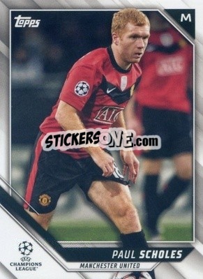 Sticker Paul Scholes - UEFA Champions League 2021-2022 n. 78v - Topps