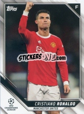 Sticker Cristiano Ronaldo - UEFA Champions League 2021-2022 n. 100v - Topps