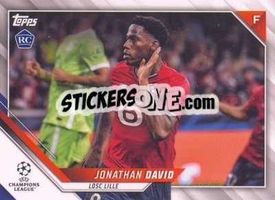 Sticker Jonathan David - UEFA Champions League 2021-2022 n. 176v - Topps