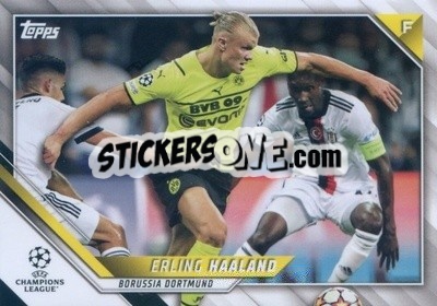 Sticker Erling Haaland - UEFA Champions League 2021-2022 n. 1sv - Topps