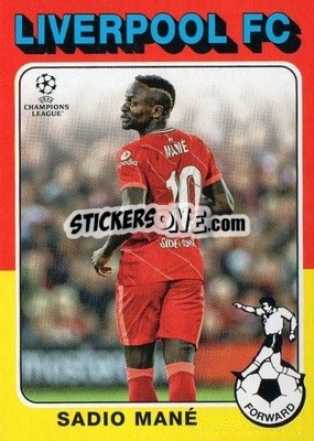 Sticker Sadio Mane - UEFA Champions League 2021-2022 n. 75-03 - Topps