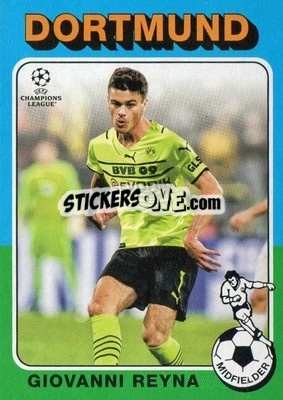 Cromo Giovanni Reyna - UEFA Champions League 2021-2022 - Topps