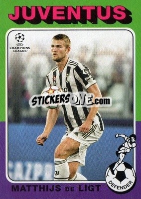 Sticker Matthijs de Ligt - UEFA Champions League 2021-2022 - Topps