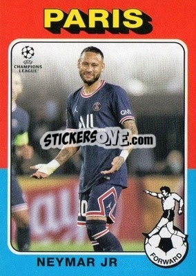 Sticker Neymar Jr - UEFA Champions League 2021-2022 - Topps