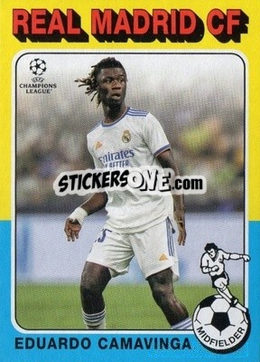 Sticker Eduardo Camavinga - UEFA Champions League 2021-2022 n. 75-17 - Topps