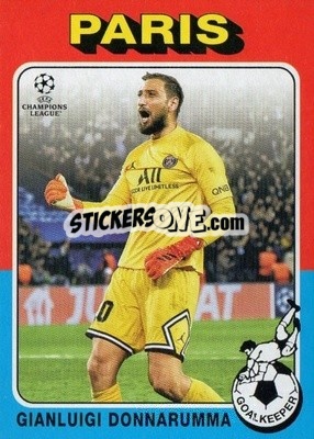 Sticker Gianluigi Donnarumma - UEFA Champions League 2021-2022 n. 75-18 - Topps