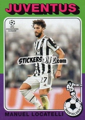 Sticker Manuel Locatelli - UEFA Champions League 2021-2022 n. 75-19 - Topps