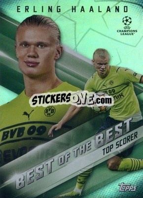 Sticker Erling Haaland - UEFA Champions League 2021-2022 n. BB-01 - Topps