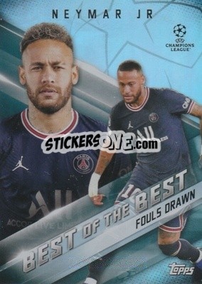 Sticker Neymar Jr - UEFA Champions League 2021-2022 n. BB-02 - Topps