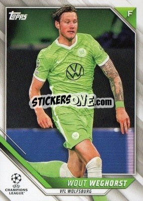 Sticker Wout Weghorst - UEFA Champions League 2021-2022 n. 7 - Topps