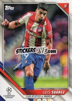 Sticker Luis Suarez - UEFA Champions League 2021-2022 - Topps