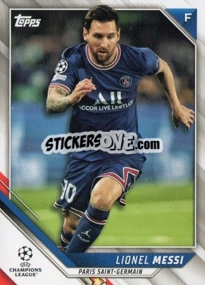 Sticker Lionel Messi - UEFA Champions League 2021-2022 n. 10 - Topps