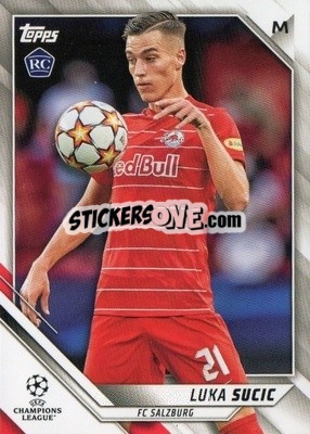 Sticker Luka Sucic - UEFA Champions League 2021-2022 - Topps