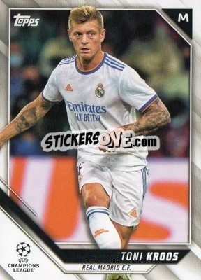 Sticker Toni Kroos - UEFA Champions League 2021-2022 n. 13 - Topps